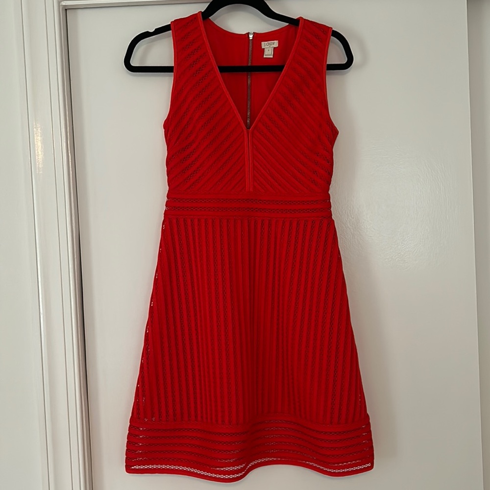 JCrew Size 0 Red Dress